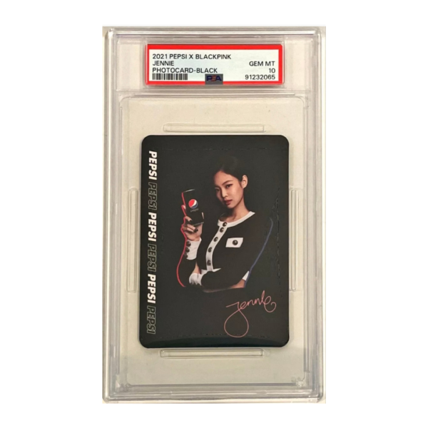 2021 Pepsi x Blackpink Jennie Photocard PSA 10