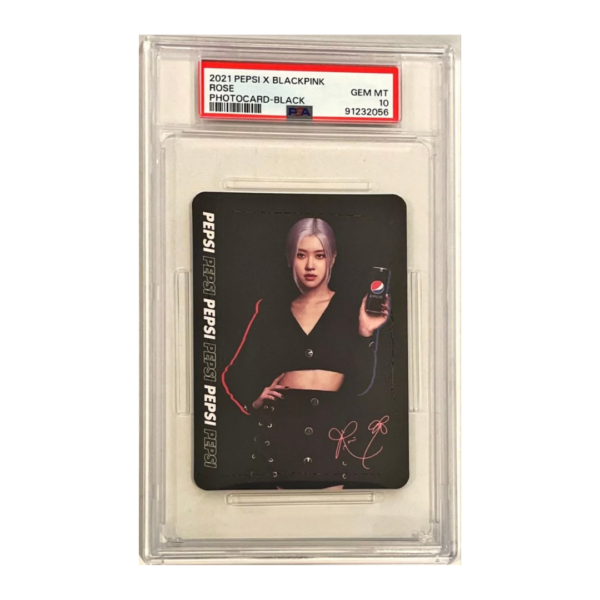 2021 Pepsi x Blackpink Rose Photocard PSA 10
