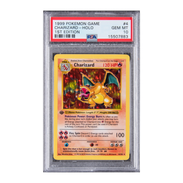 1999 Pokemon Charizard First Edition Holo PSA 10