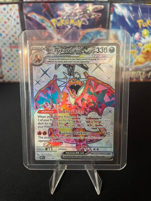 Charizard EX #215/197 Obsidian Flames S&V NM/Near Mint Pokemon 2023