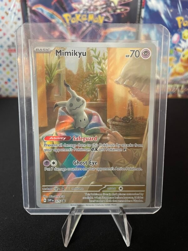 Mimikyu 075 SVP Black Star Promo - Paldean Fates ETB Pokemon TCG